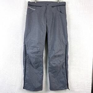 Firstgear TPG Escape Pants Men 36 Gray Nylon Motorcycle Insulated Lined Overpant